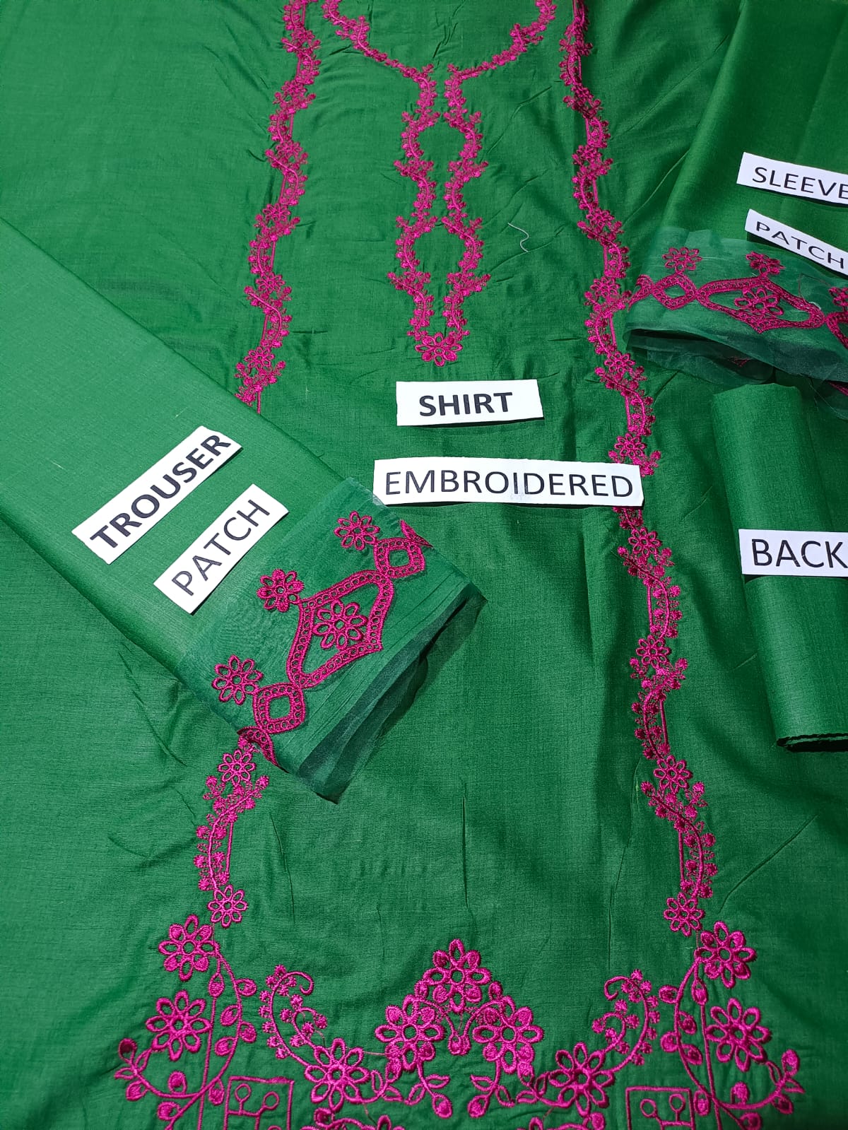 Lawn 2 Piece Embroidered Dress - 348