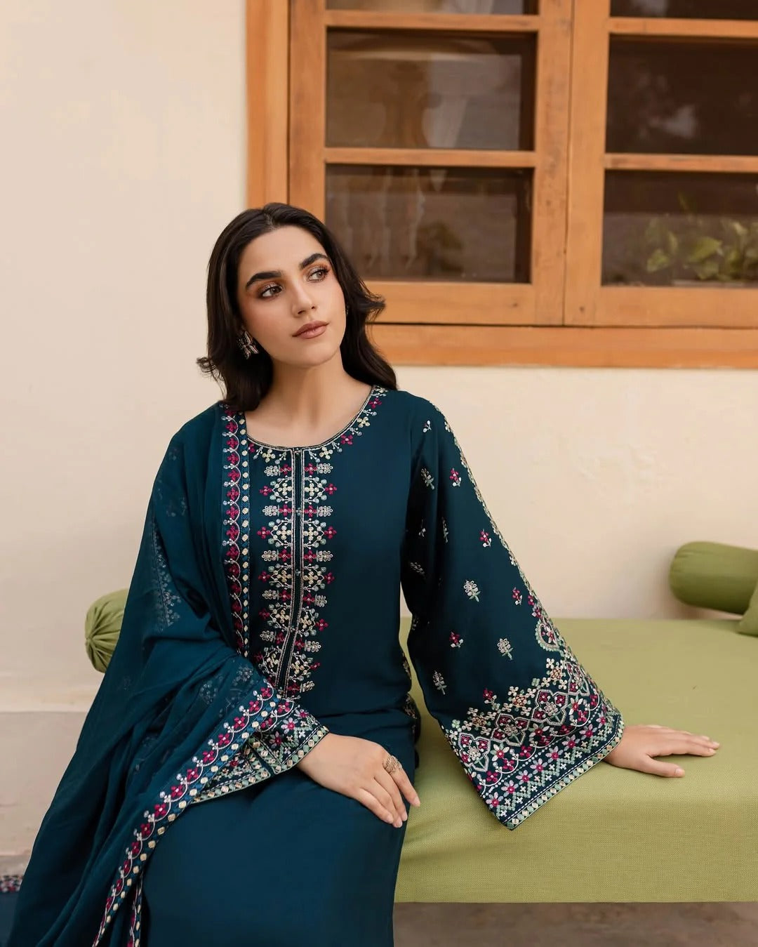 Lawn Unstitched 3 Piece Embroidered Dress - 360