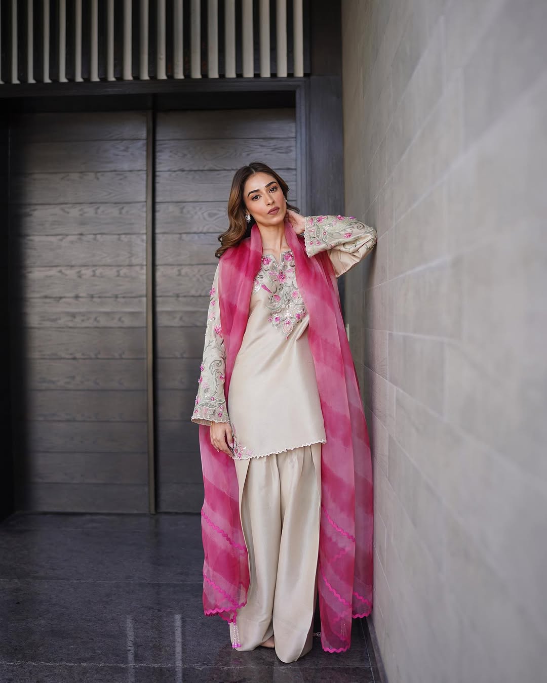 Lawn 3 Piece Embroidered Dress - 371