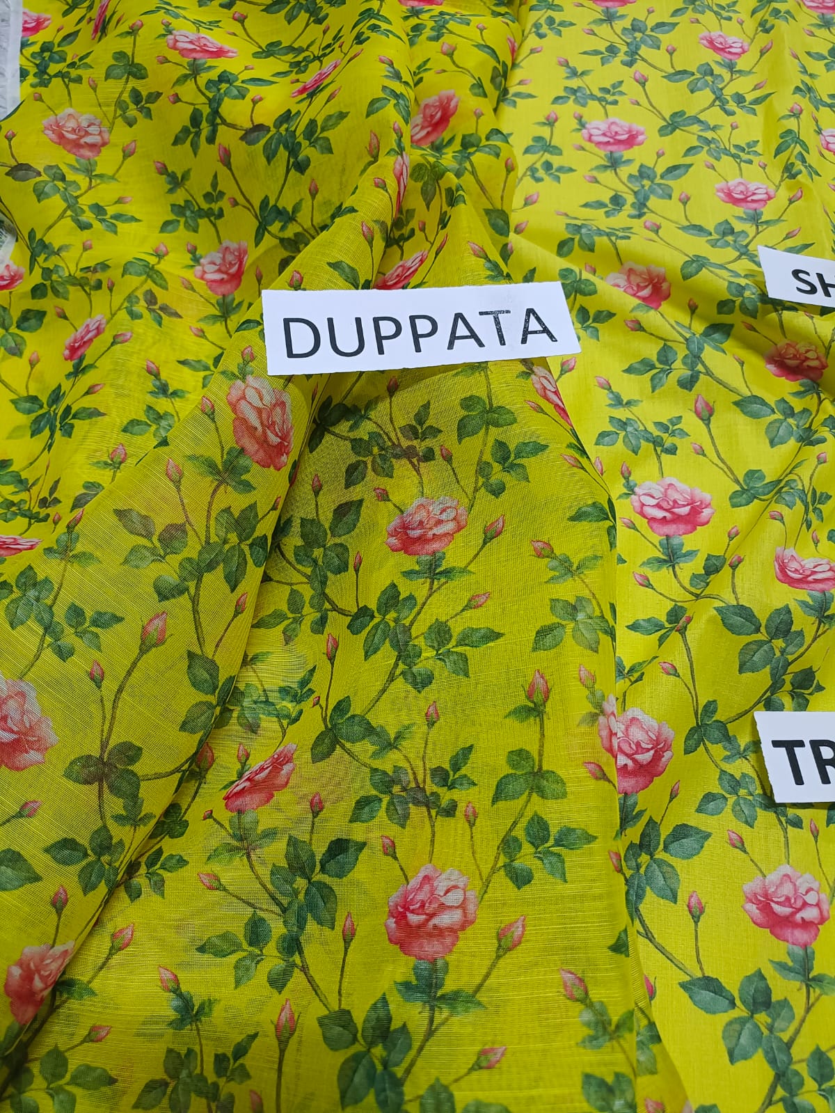 Lawn Unstitched 3 Piece Printed Dress - 337