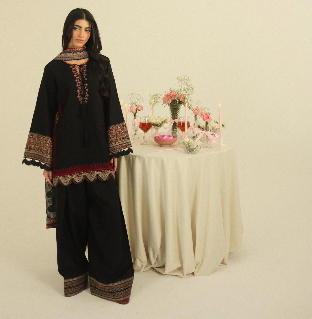 Summer Unstitched 3PCs Embroidered Lawn Dress - 497