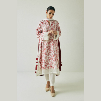Khaddar Embroidered 3 Piece - 7