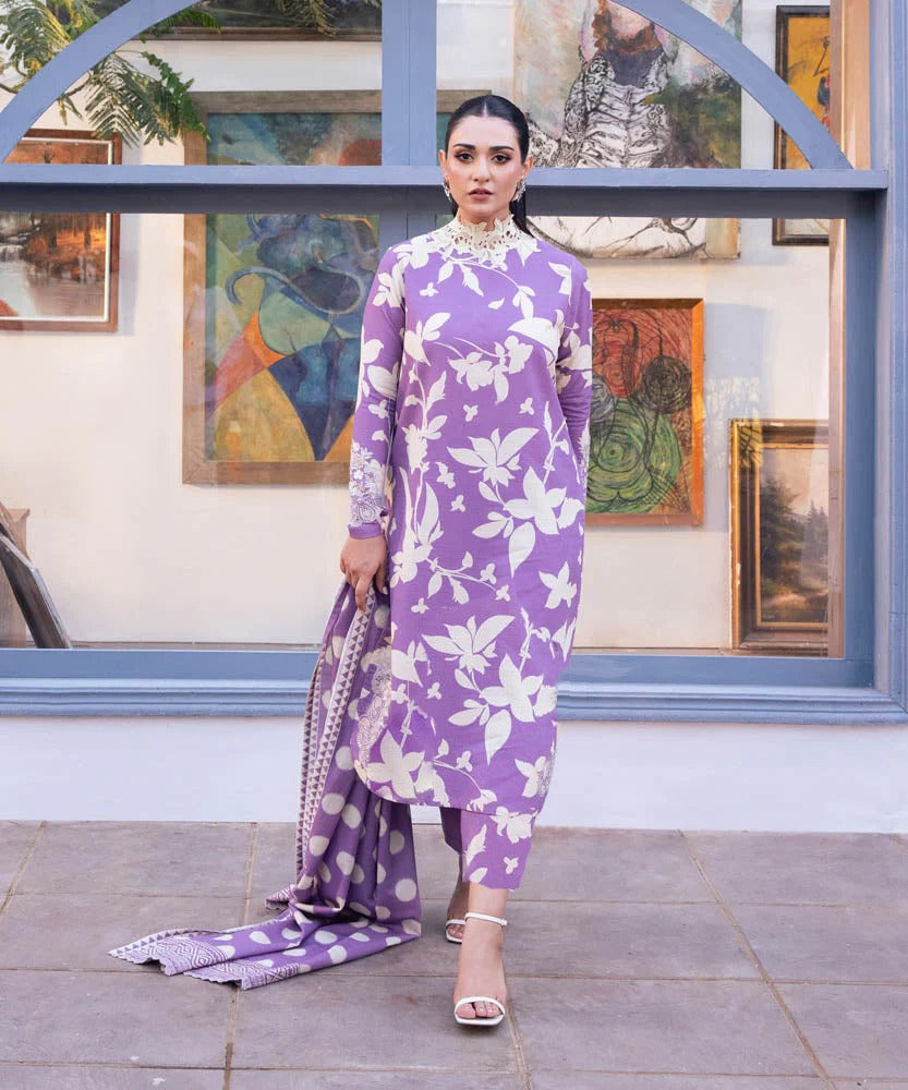 Lawn Unstitched 3 Piece Printed Dress - 298