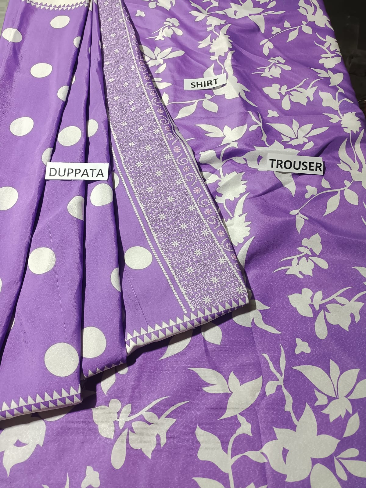 Lawn Unstitched 3 Piece Printed Dress - 298