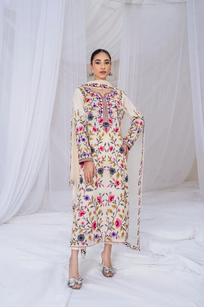 Lawn 3 Piece Embroidered Dress - 310