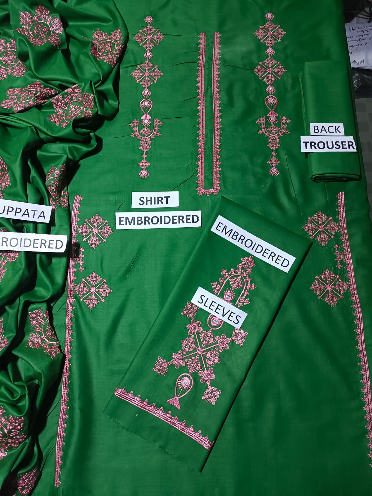 Lawn Unstitched 3 Piece Embroidered Dress - 251