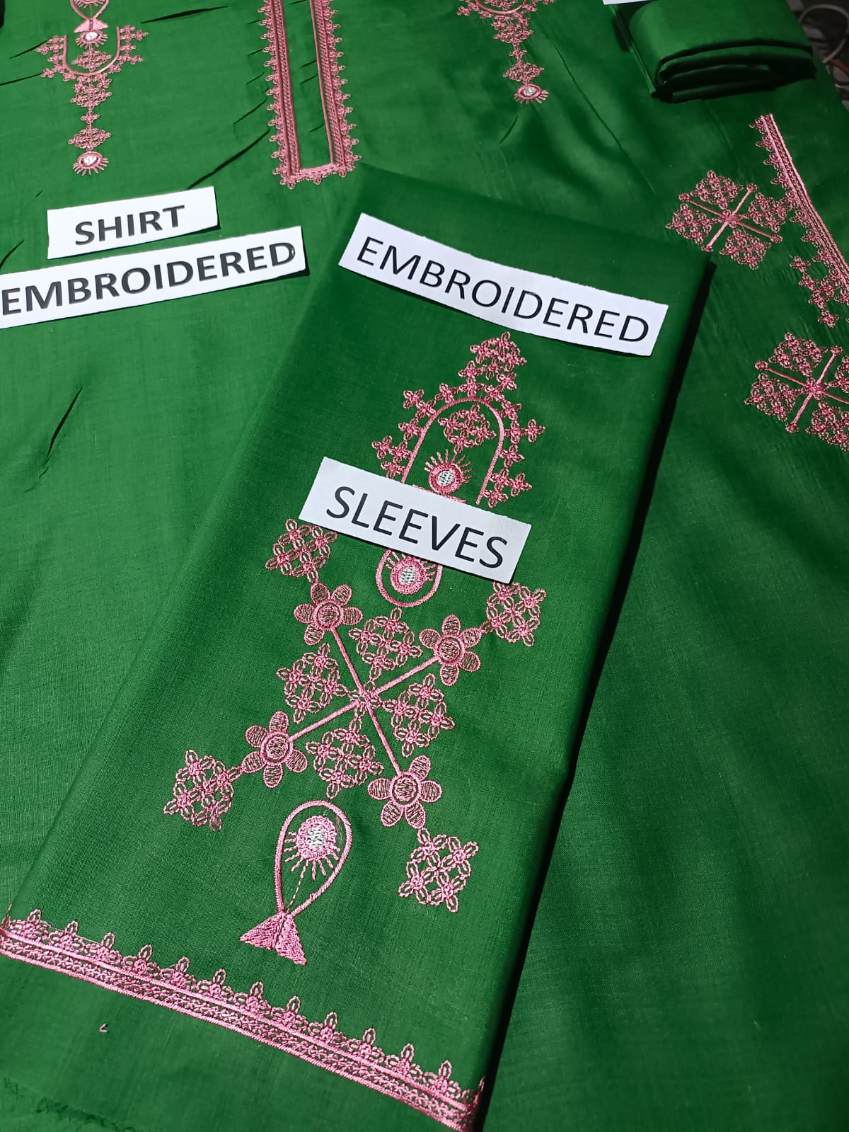 Lawn Unstitched 3 Piece Embroidered Dress - 251