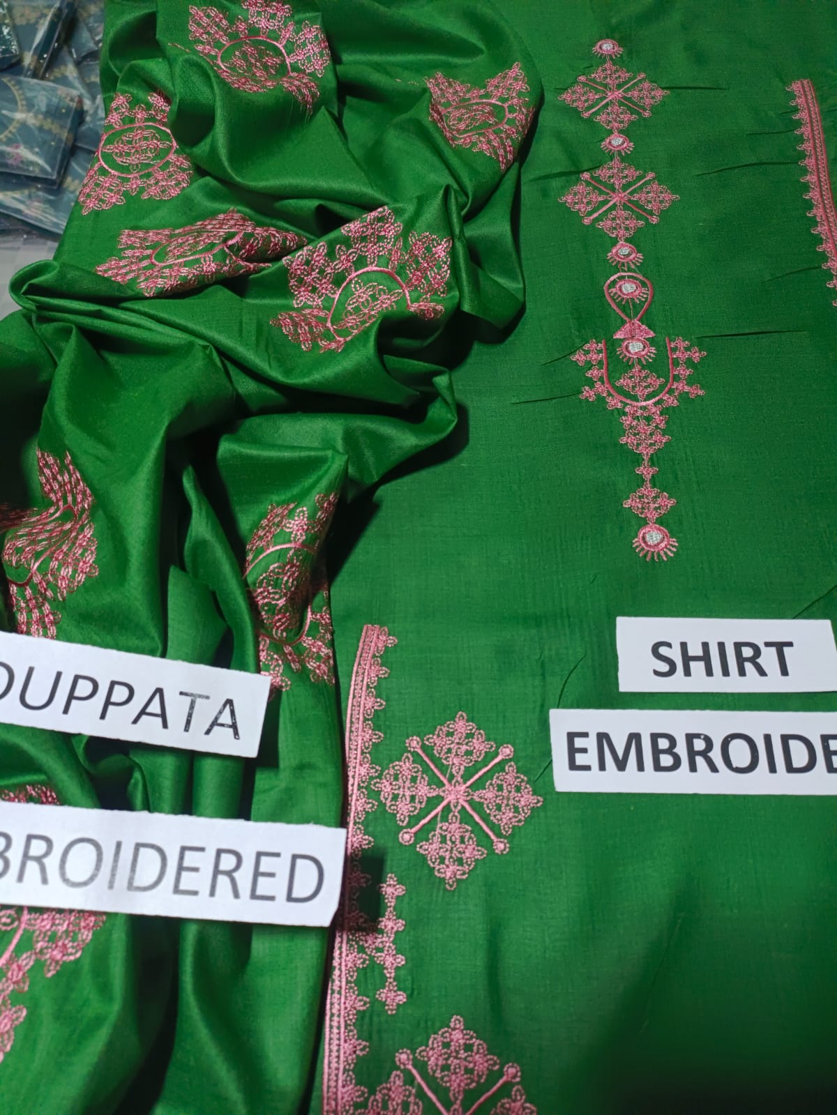 Lawn Unstitched 3 Piece Embroidered Dress - 251