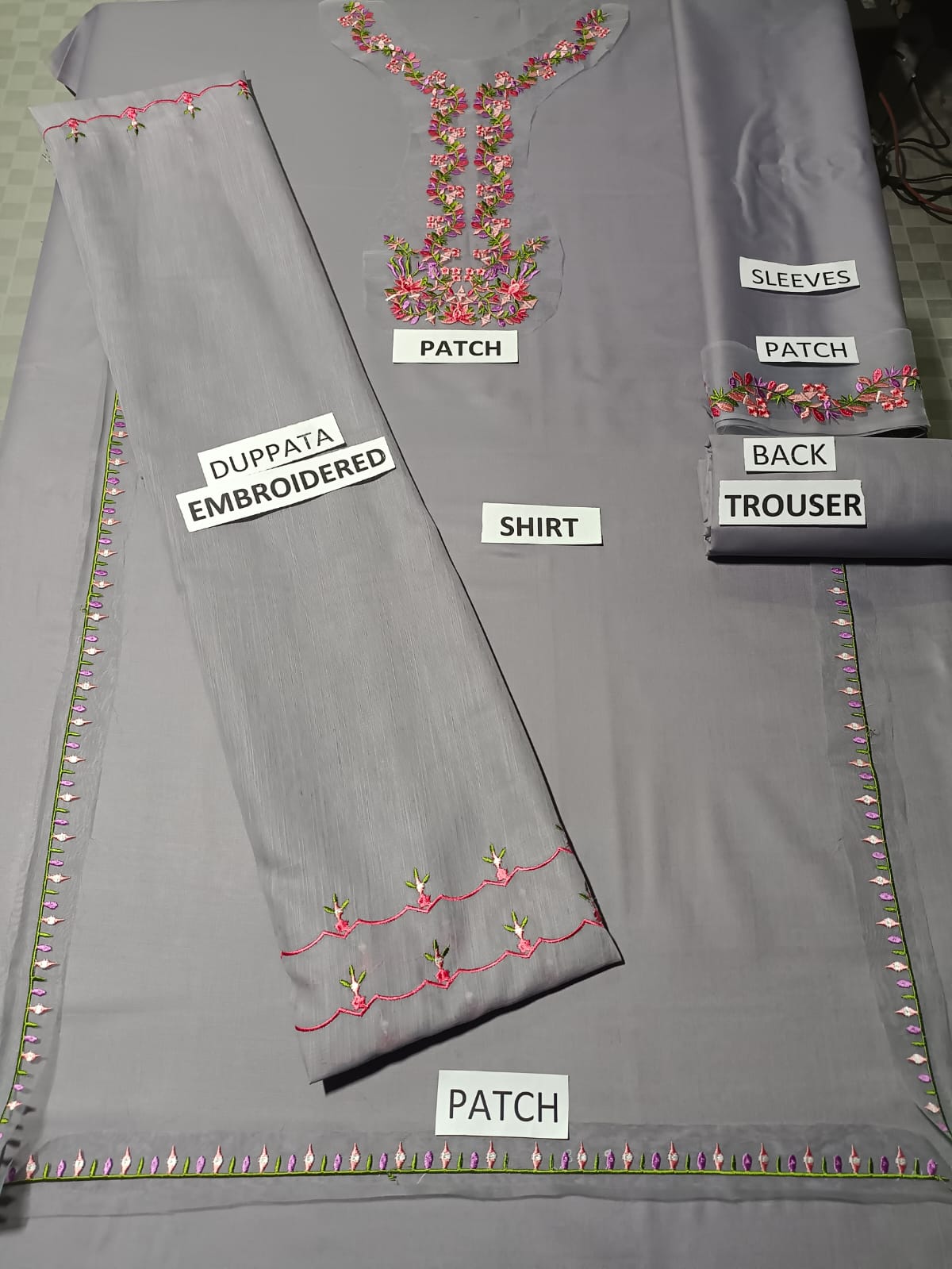 Lawn Unstitched 3 Piece Embroidered Dress - 315