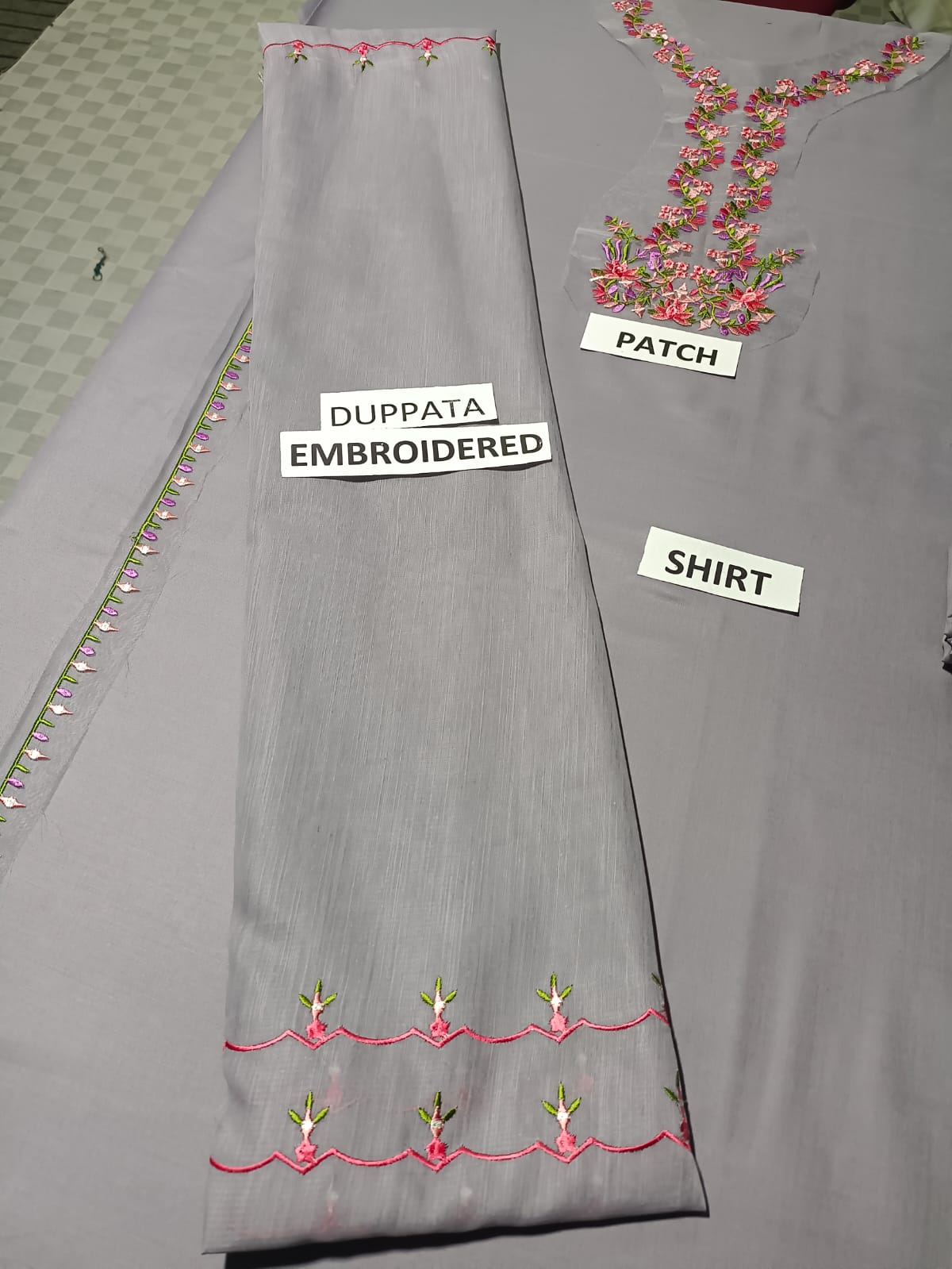 Lawn Unstitched 3 Piece Embroidered Dress - 315