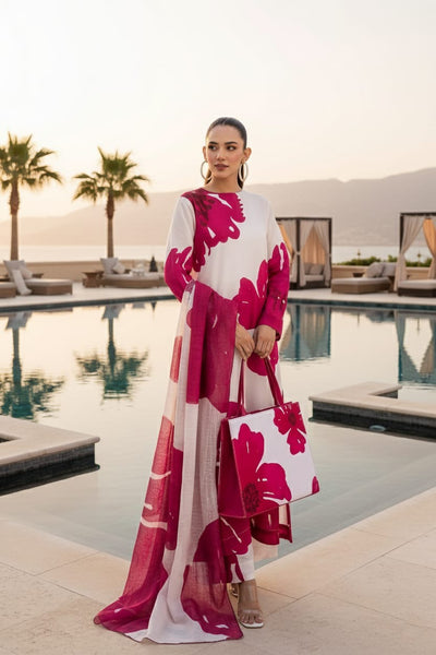 Karandi 3 Piece Printed Dress - 290