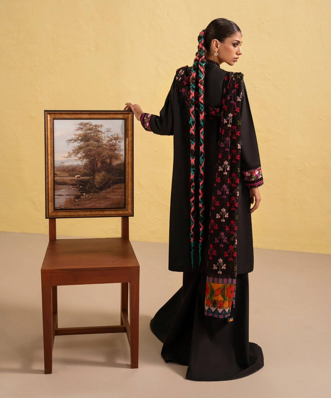 Winter 3PC Dhanak Embroidered Suit - 408