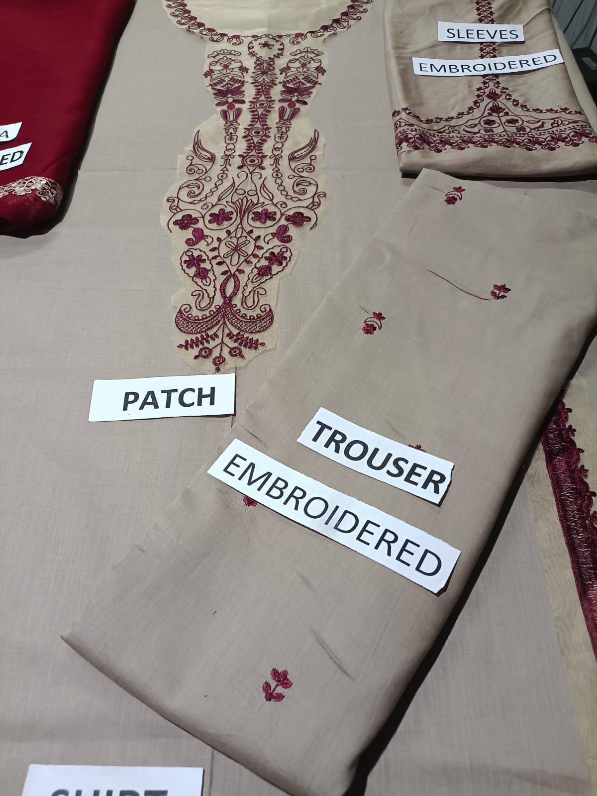 Lawn Unstitched 3 Piece Embroidered Dress - 344