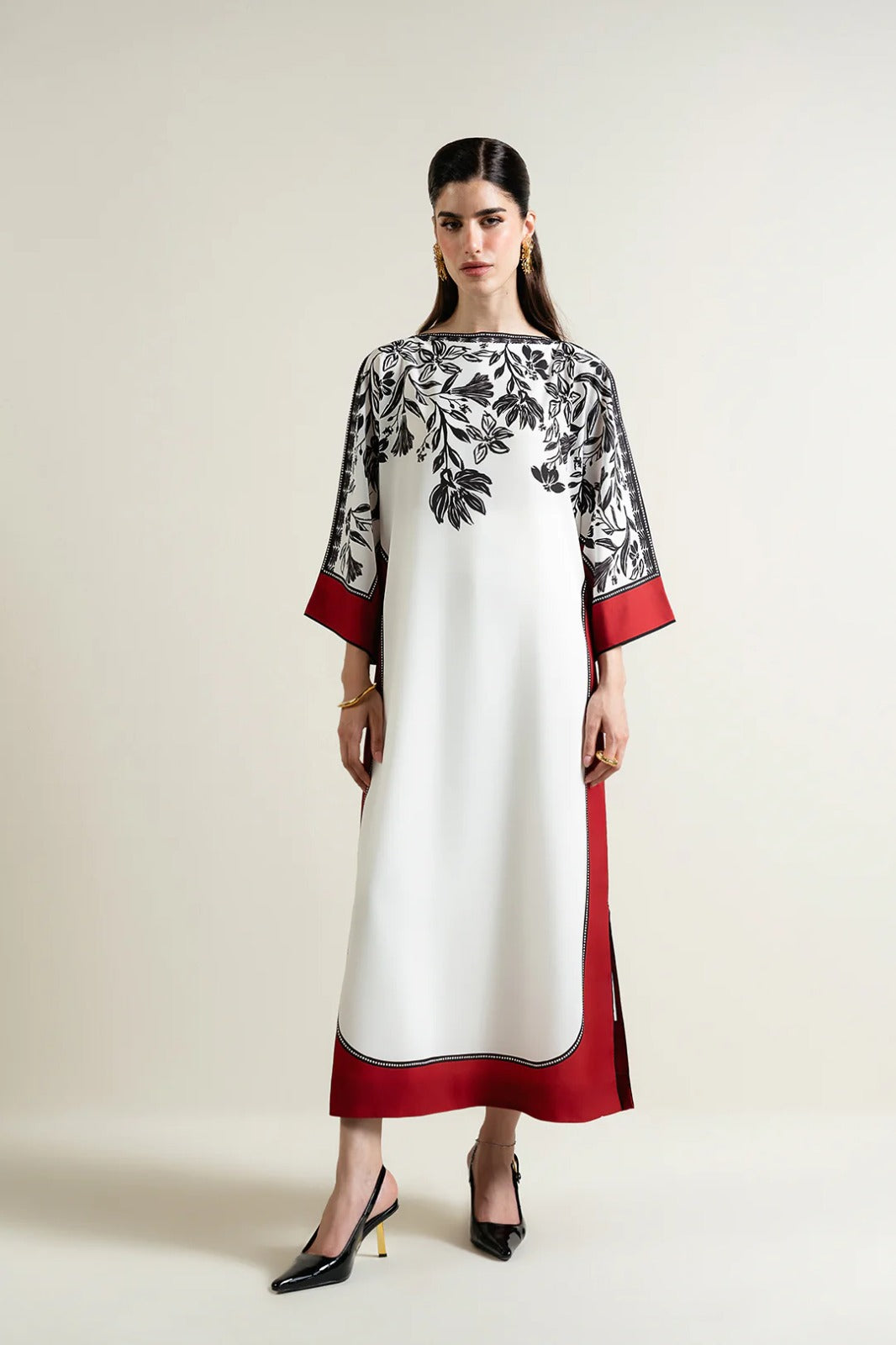 Summer Unstitched 3 Piece Digital Printed Lawn Dress With Digital Printed Lawn Dupatta - 476