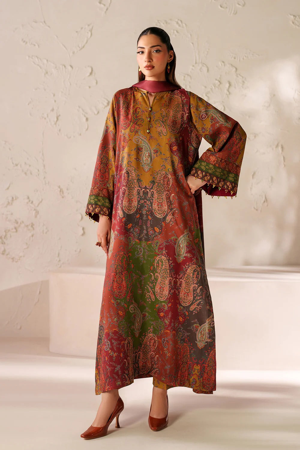 Summer Unstitched 3PCs Digital Printed Lawn Dress With Digital Printed Lawn Dupatta  - 468