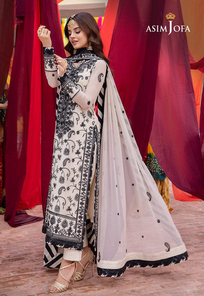 Summer Unstitched 3PCs Embroidered Lawn Dress With Monar Dupatta  - 350