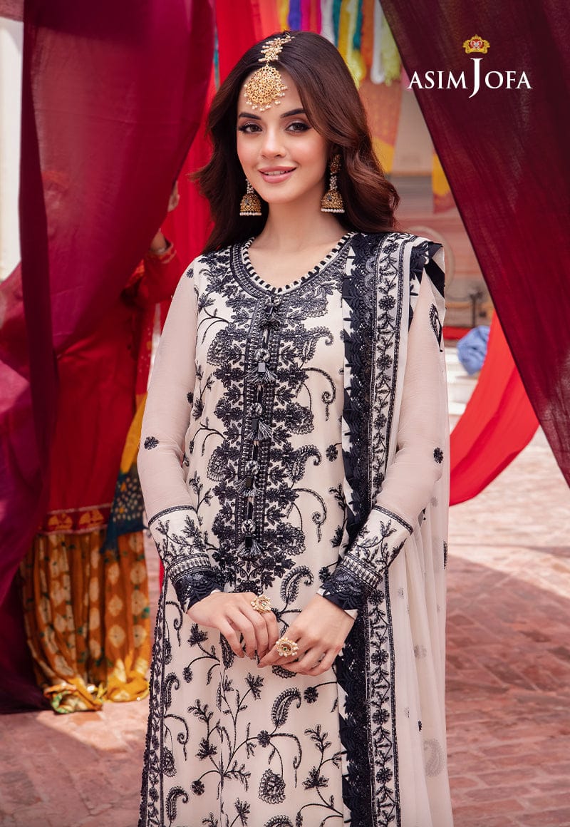 Summer Unstitched 3PCs Embroidered Lawn Dress With Monar Dupatta  - 350