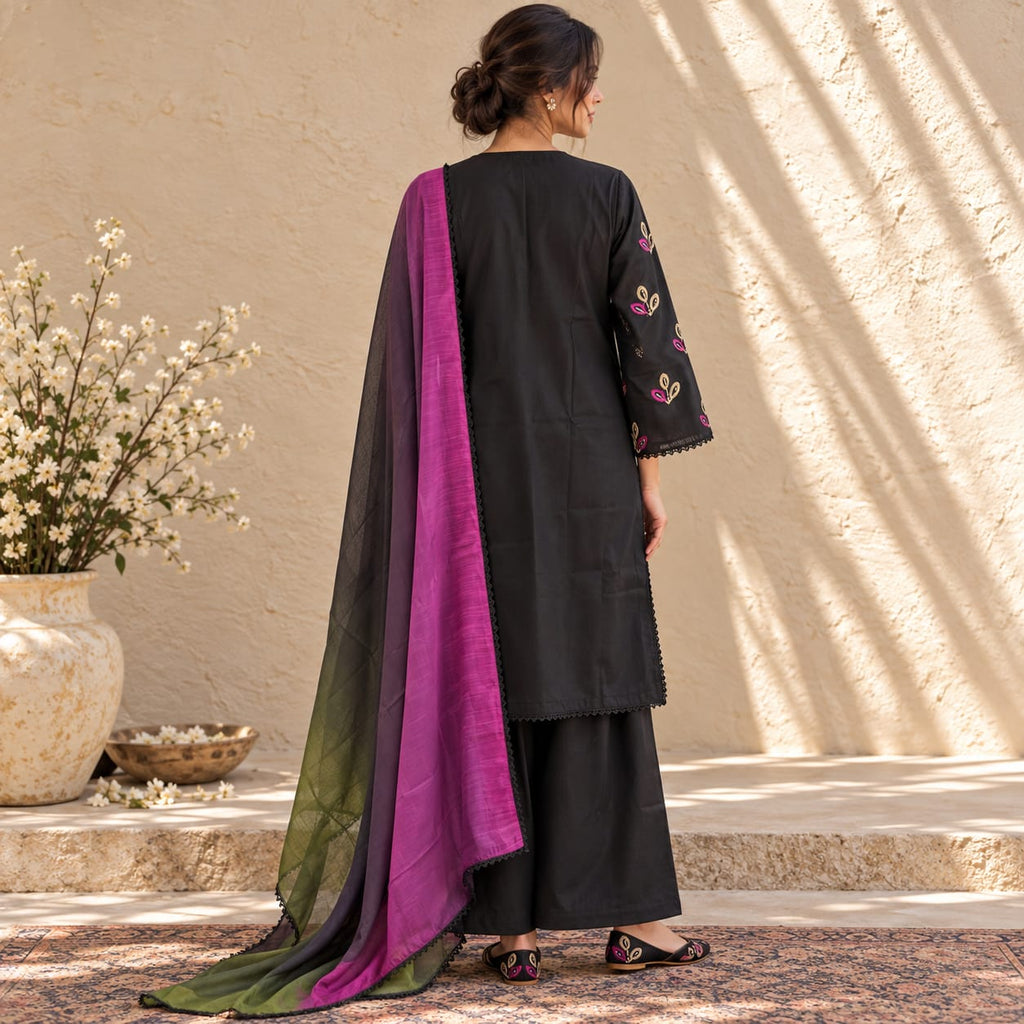 Summer Stitched 3PCs Embroidered Lawn Dress- TS 22
