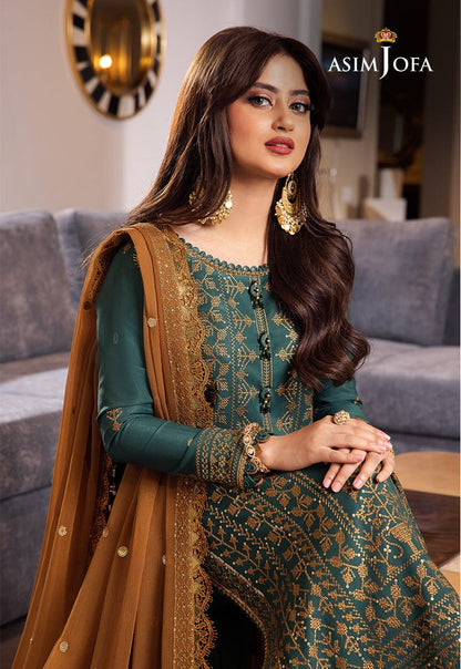 Summer Unstitched 3PCs Embroidered Lawn Dress With Chiffon Dupatta  -202