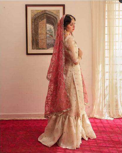 Kataan Silk 3pc Winter Embroidered Dress - 273