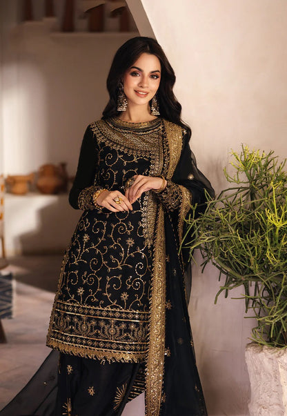 Summer Unstitched 3PCs Embroidered Lawn Dress With Chiffon Dupatta - 464