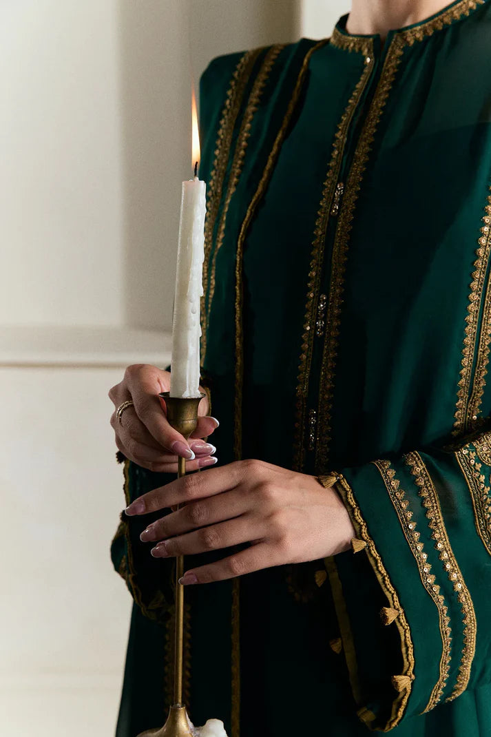 Dhanak 3 Piece Embroidered Dress - 418