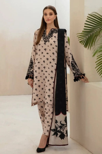 Karandi 3 Piece Printed Dress - 331