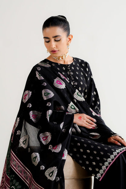 Dhanak 3 Piece Embroidered Dress - 267