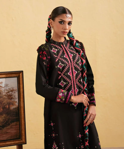 Dhanak 3 Piece Embroidered Dress - 408