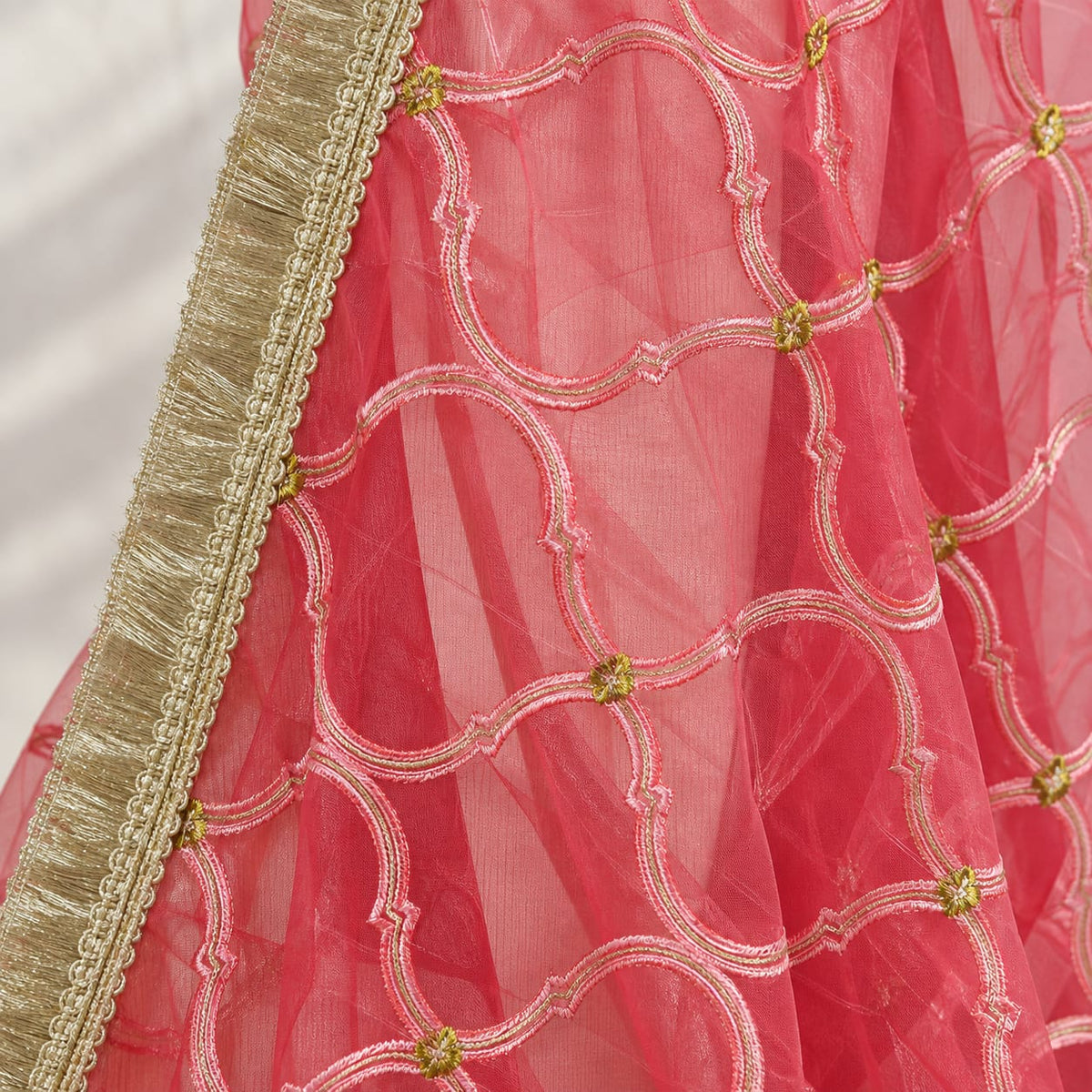 Winter Stitched Kataan Silk 3pc Embroidered Dress - TW 12