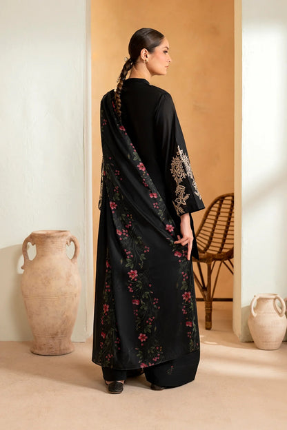 Summer Unstitched 3 Piece Embroidered Lawn Dress With Monaar Lawn Dupatta - 481