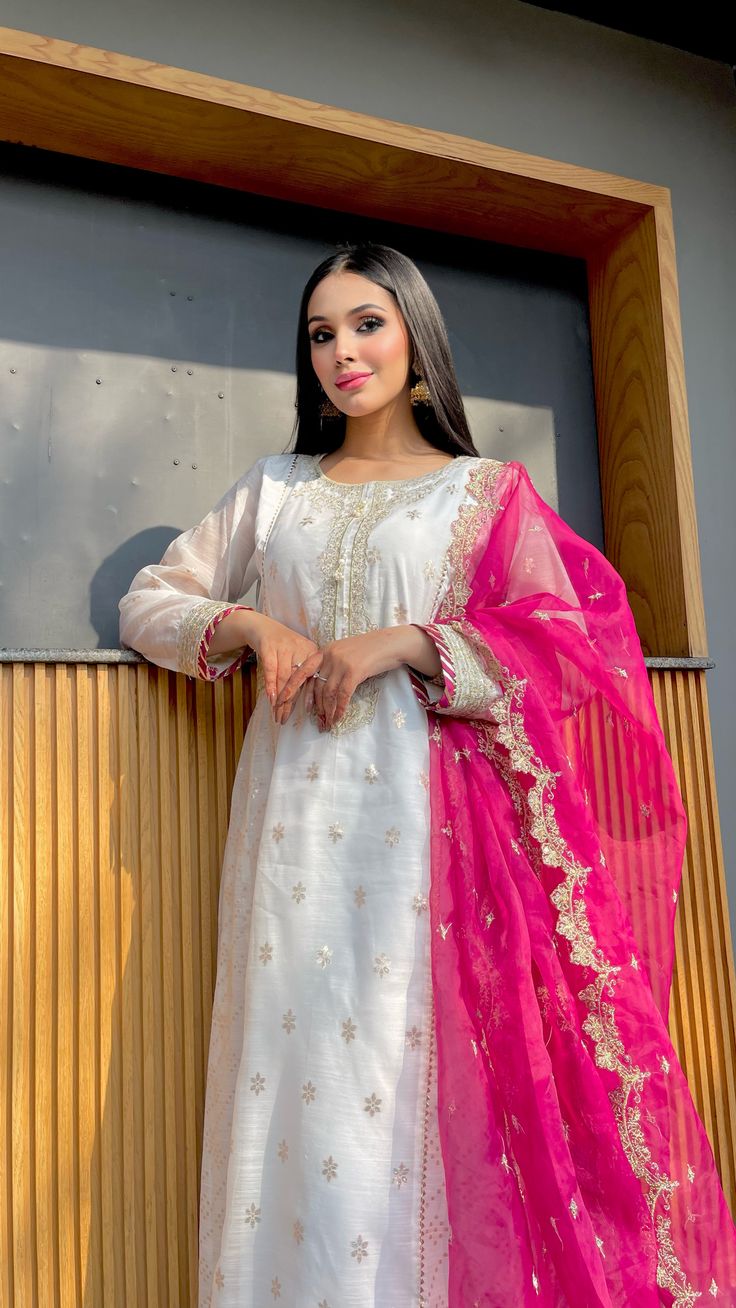 Summer Unstitched 3PCs Embroidered Lawn Dress With Monar Dupatta -179