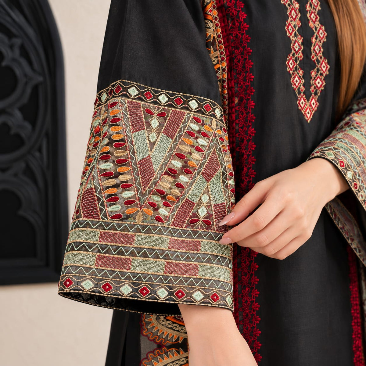 Summer Stitched 3PCs Embroidered Lawn Dress   - TS 19