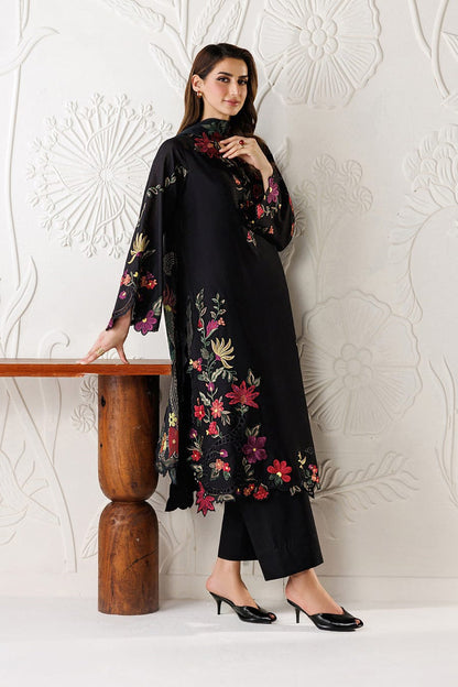 Summer Unstitched 3 Piece Embroidered Lawn Dress - 501