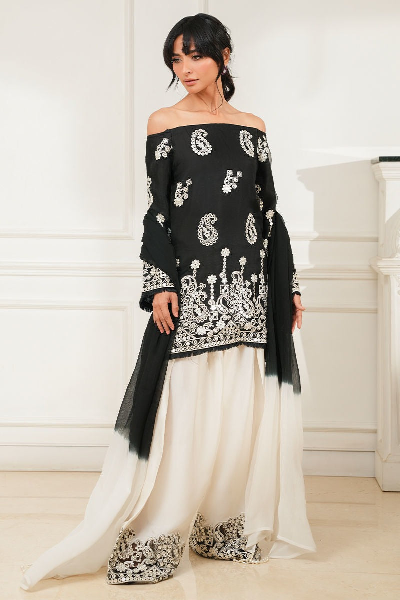 Summer Unstitched 3PCs Embroidered Lawn Dress With Monaar Lawn Dupatta - 490