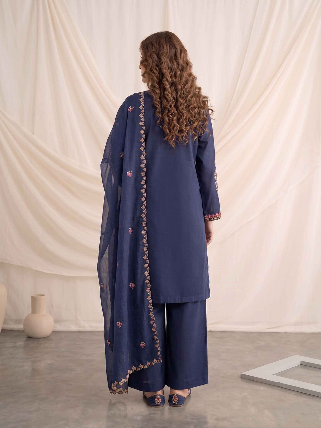 Summer Stitched 3 Piece Embroidered Lawn Dress- TS 14