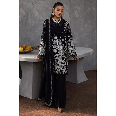 Lawn 3 Piece Embroidered Dress -188