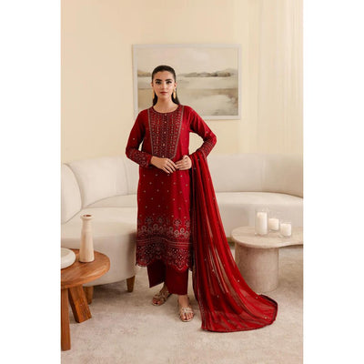 Dhanak 3 Piece Embroidered Dress -220