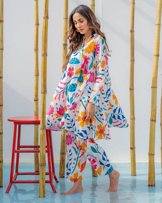 Grip 2 Piece Printed Dress -232