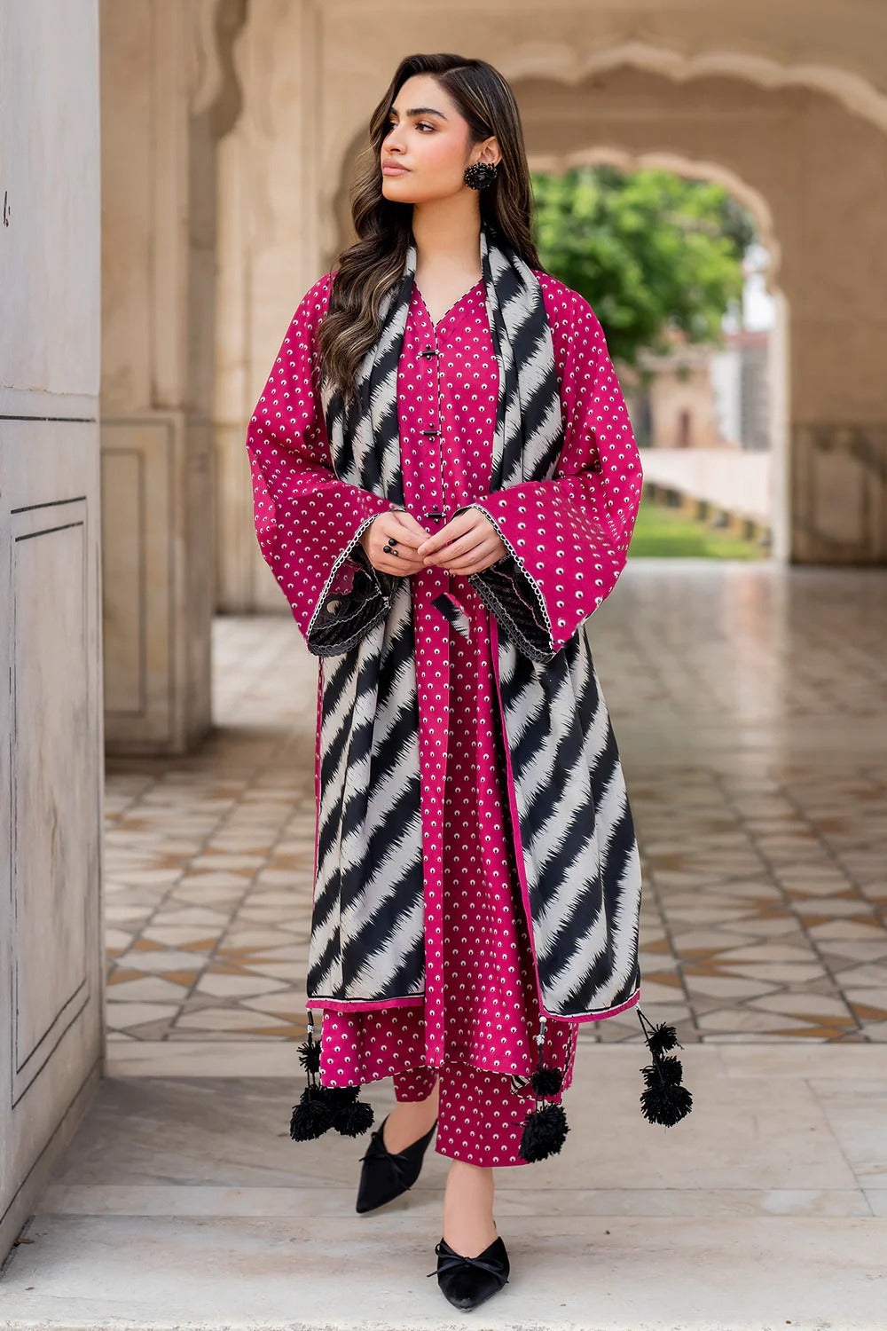 Lawn 3 Piece Printed Dress - 282