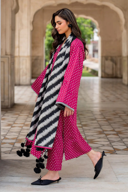 Lawn 3 Piece Printed Dress - 282