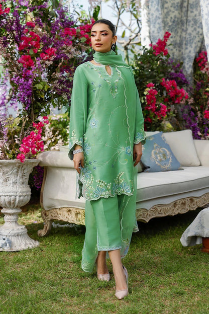 Lawn Unstitched 3 Piece Embroidered Dress - 356