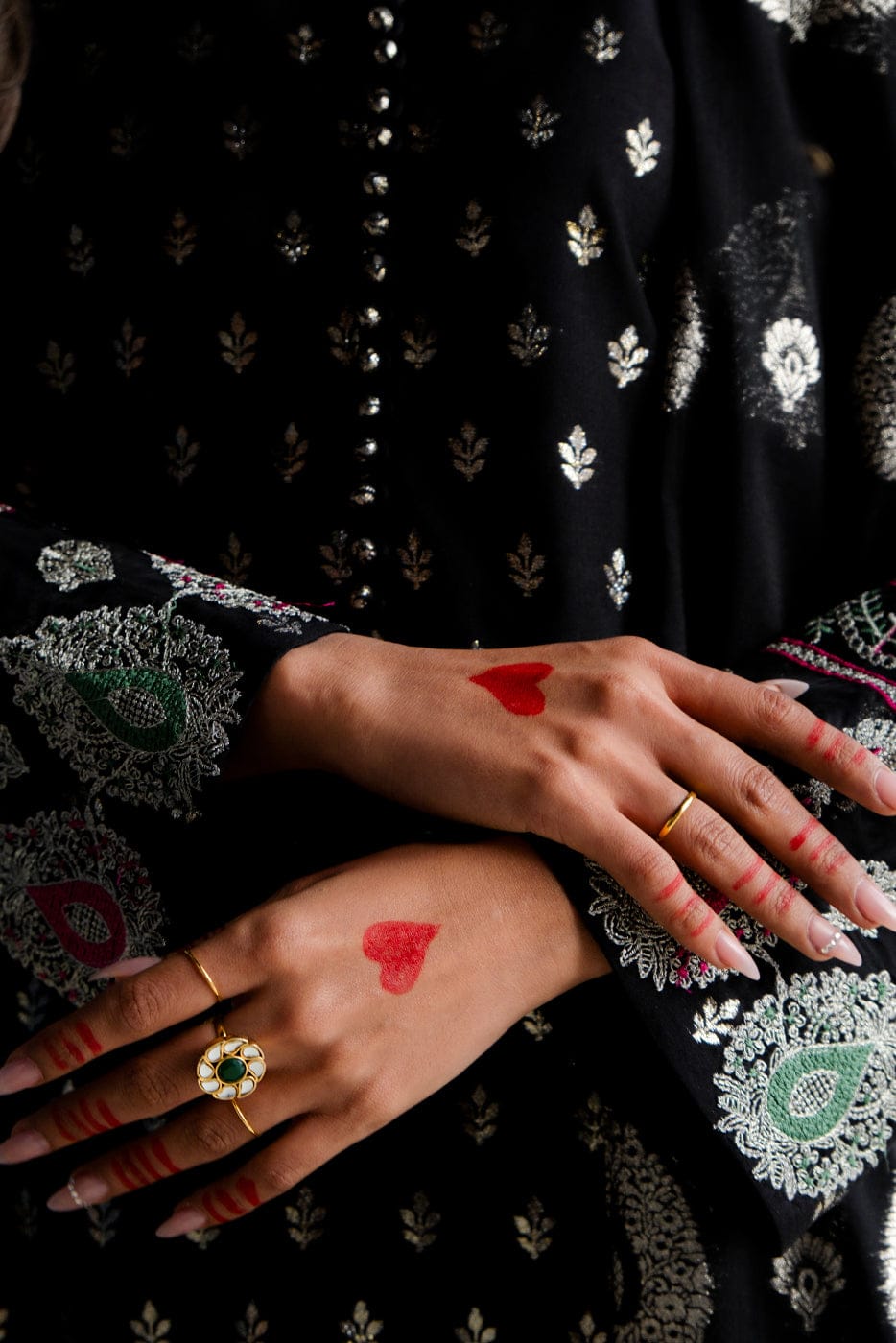 Dhanak 3 Piece Embroidered Dress - 267