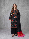 Winter Stitched Khaddar 3PC Embroidered Suit - TW 05