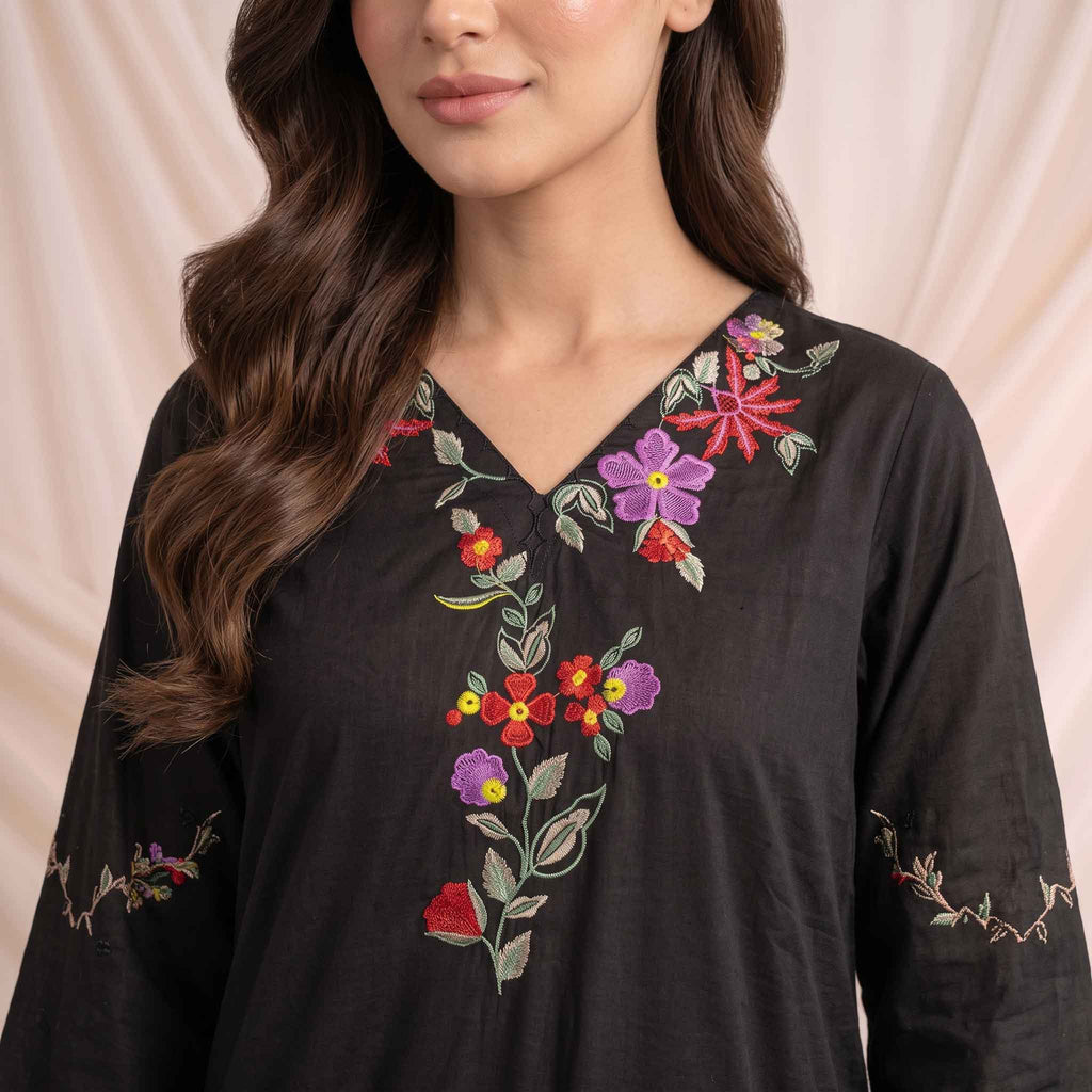 Summer Stitched 3 Piece Embroidered Lawn Dress - TS 08