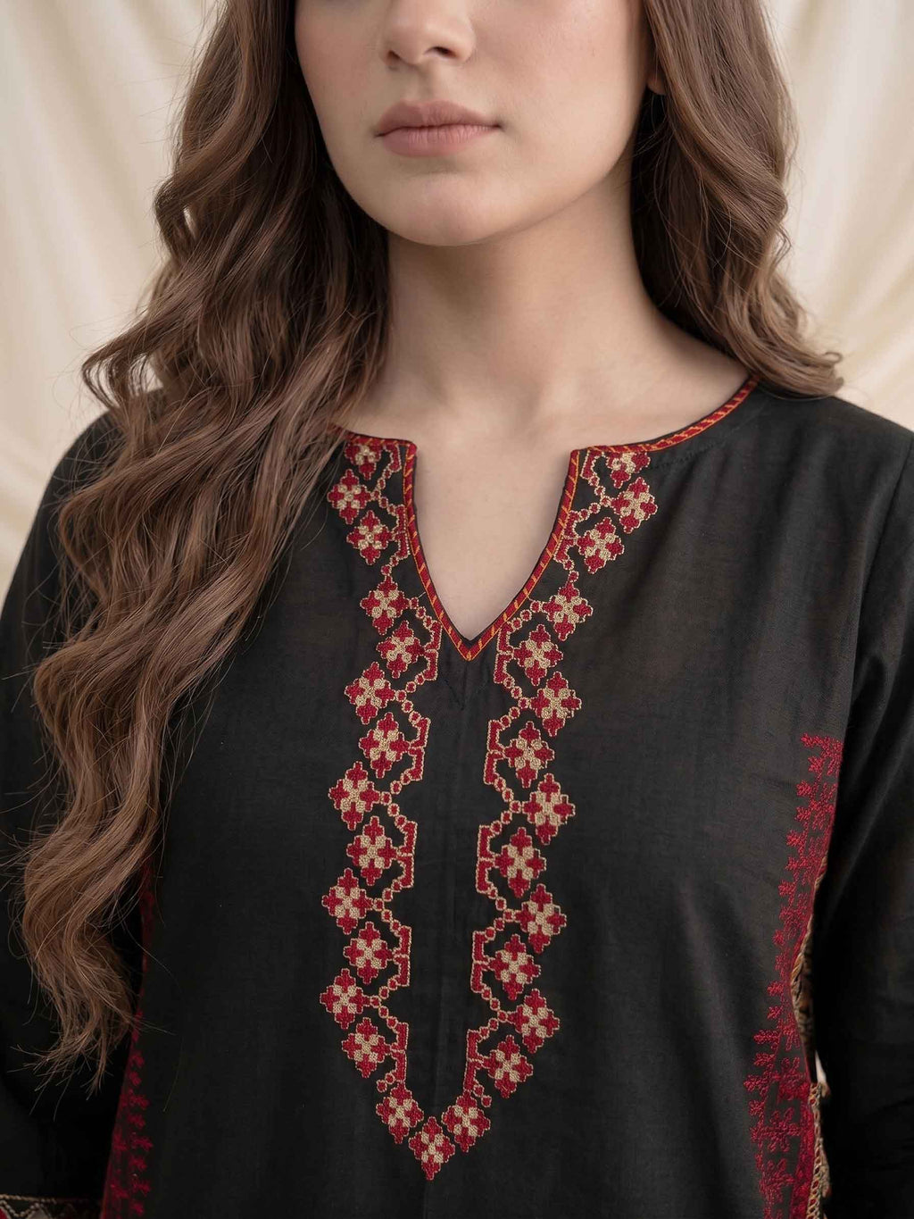 Summer Stitched 3PCs Embroidered Lawn Dress   - TS 19