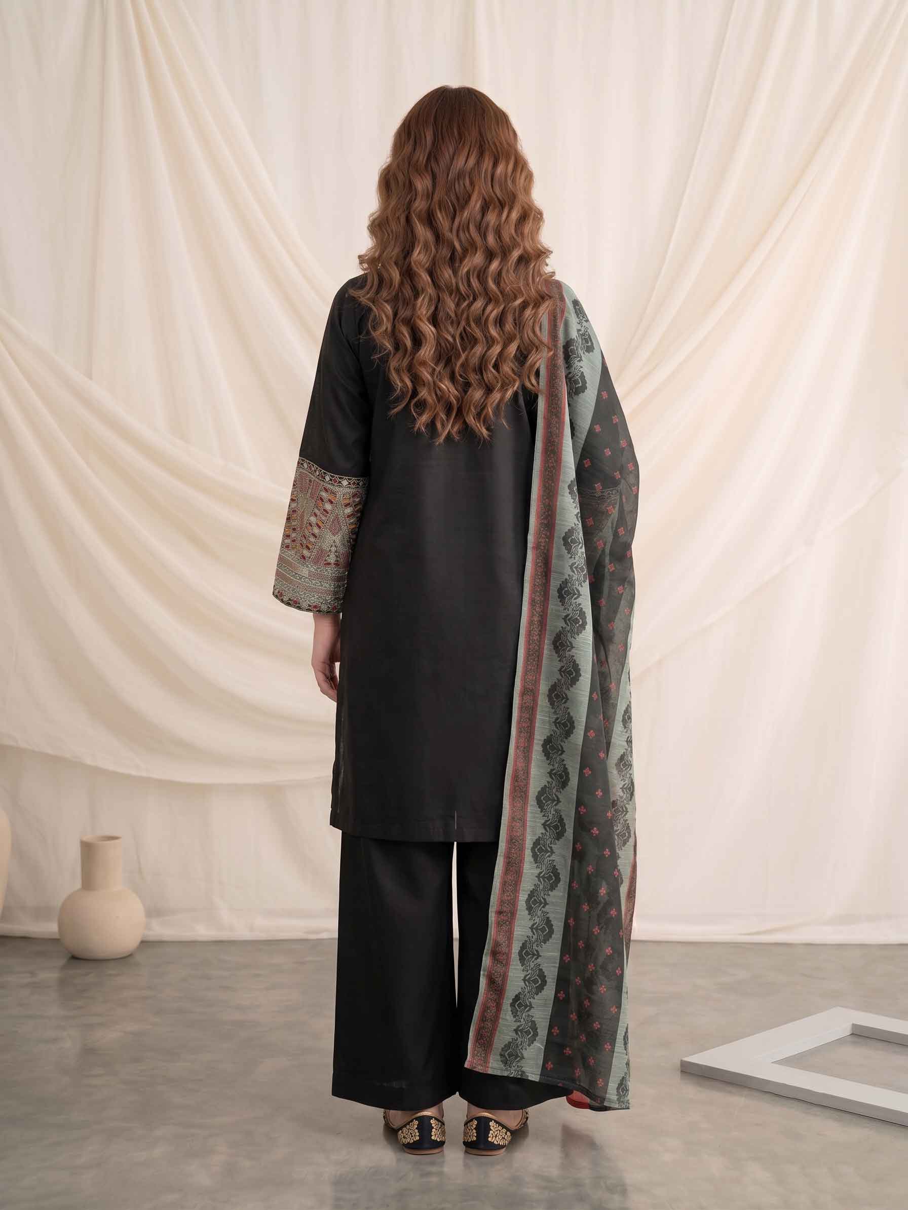 Summer Stitched 3PCs Embroidered Lawn Dress   - TS 19