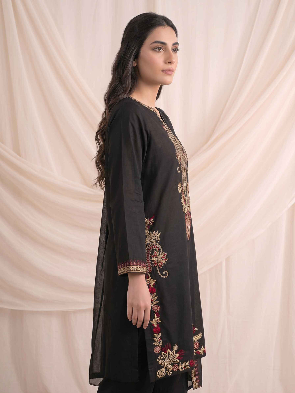 Summer Stitched 3 Piece Embroidered Lawn Dress - TS 01