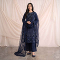 Summer Stitched 3PCs Embroidered Lawn Dress   - TS 06