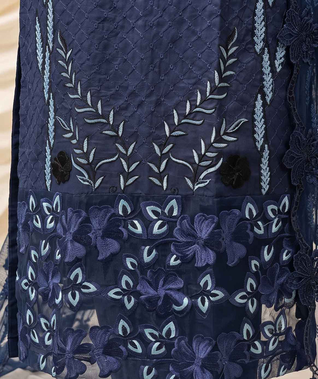 Summer Stitched 3PCs Embroidered Lawn Dress   - TS 06